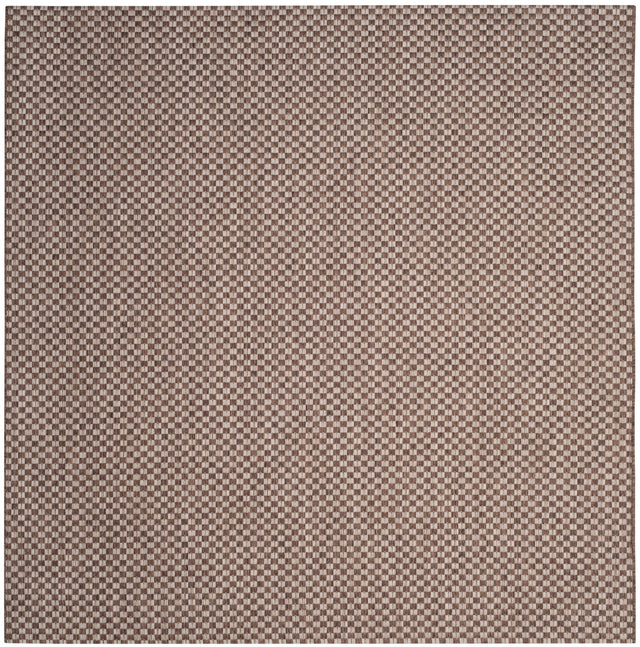 Safavieh Courtyard Cy8653 Light Brown/Light Grey Rug - Safavieh - cy8653 - 36321 - 5sq