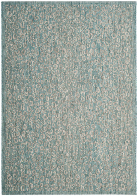 Safavieh Courtyard Cy8659 - 37121 Aqua/Grey Rug - Safavieh - cy8659 - 37121 - 5