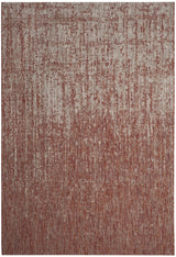 Safavieh Courtyard 5'-3" x 7'-7" Rug in Rust / Grey