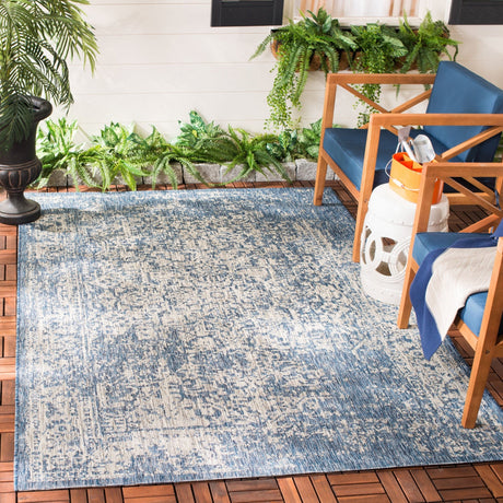 Safavieh Courtyard Cy8671 Navy/Grey Rug - Safavieh - cy8671 - 368 - 2