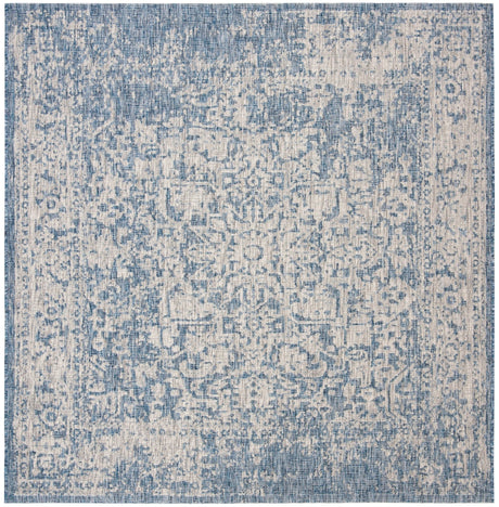 Safavieh Courtyard Cy8671 Navy/Grey Rug - Safavieh - cy8671 - 368 - 7sq