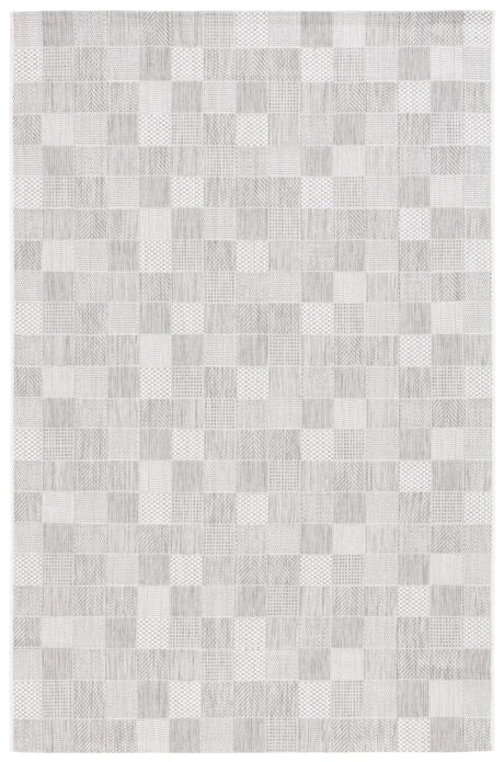 Safavieh Courtyard 4'-0" x 6'-0" Rug in Grey / Dark Grey