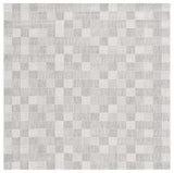 Safavieh Courtyard 6'-7" x 6'-7" Rug in Grey / Dark Grey