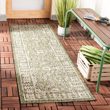 Safavieh Courtyard Cy8678 - 379 Green/Beige Rugs - Safavieh - cy8678 - 379 - 6