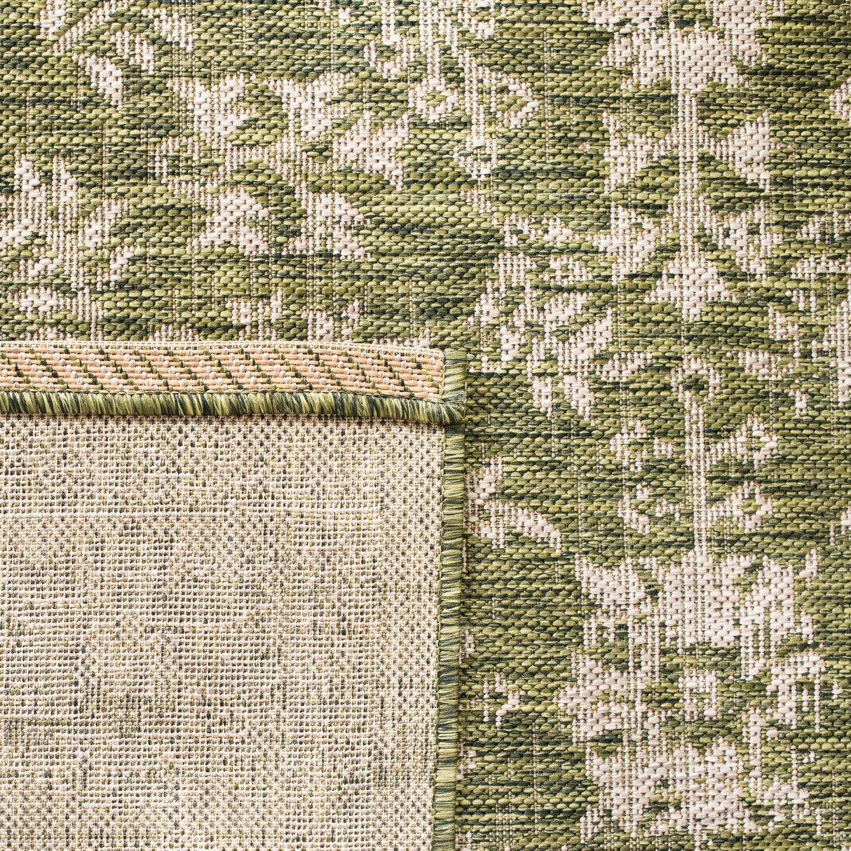Safavieh Courtyard Cy8678 - 379 Green/Beige Rugs - Safavieh - cy8678 - 379 - 6