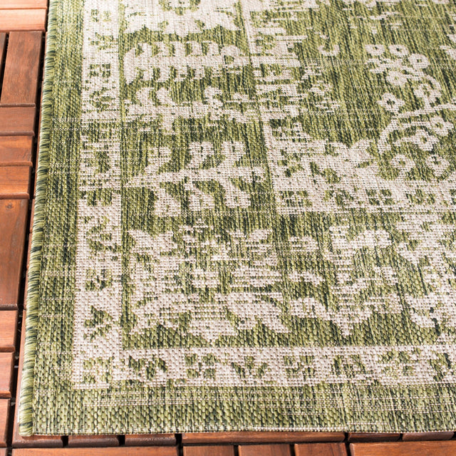 Safavieh Courtyard Cy8678 Green/Beige Rug - Safavieh - cy8678 - 379 - 4