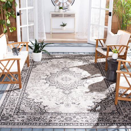 Safavieh Courtyard Cy8679 - 36612 Beige/Black Rugs - Safavieh - cy8679 - 36612 - 8