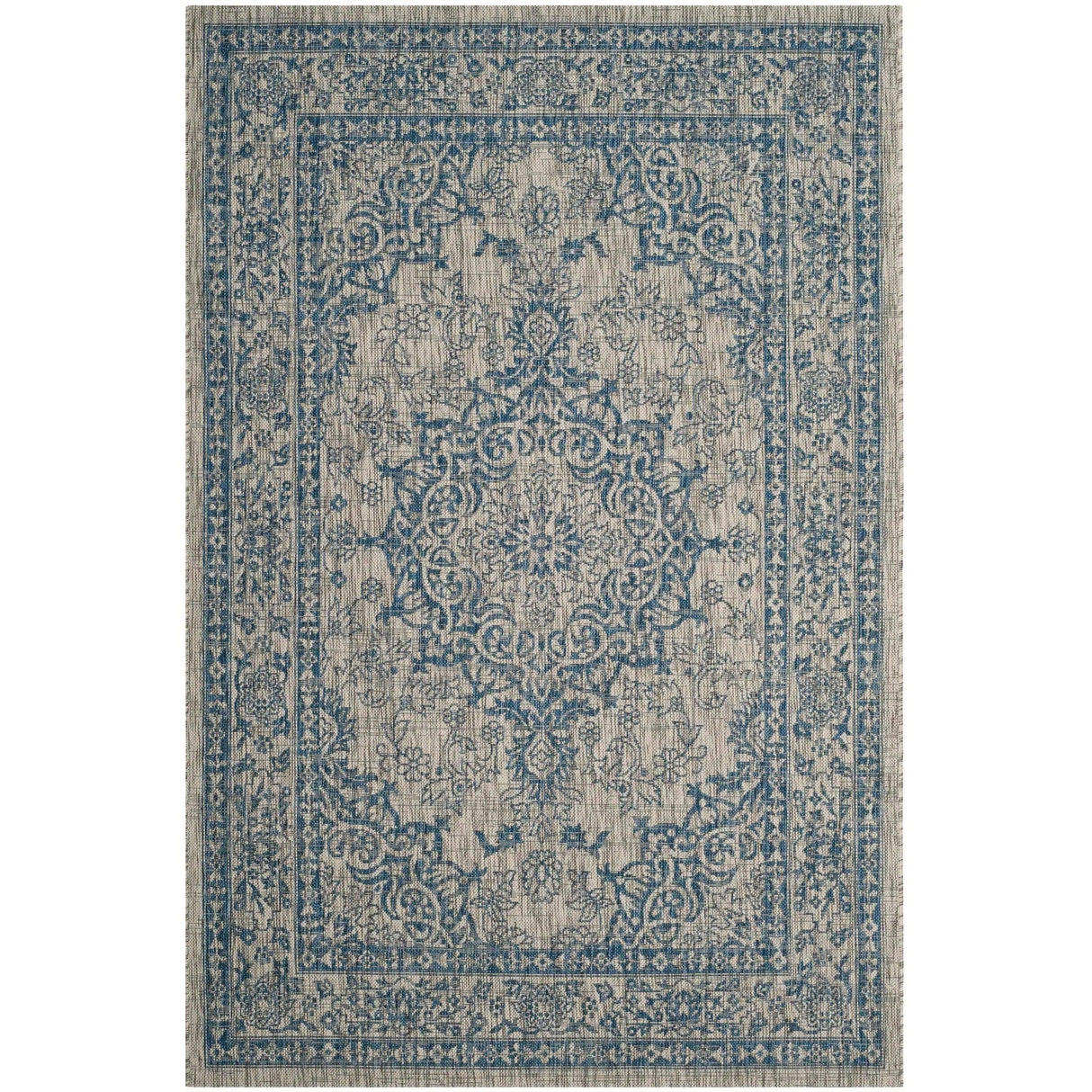 Safavieh Courtyard Cy8679 - 36812 Grey/Navy Rugs - Safavieh - cy8679 - 36812 - 4