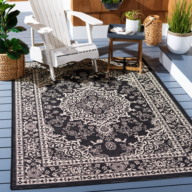 Safavieh Courtyard Cy8679 Black/Ivory Rug - Safavieh - cy8679 - 25621 - 5