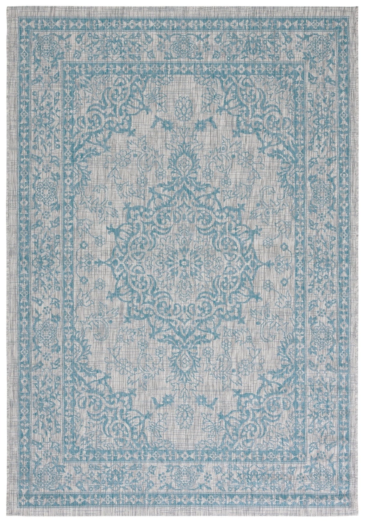 Safavieh Courtyard Cy8679 Light Grey/Aqua Rug - Safavieh - cy8679 - 37112 - 5