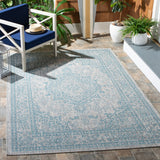 Safavieh Courtyard Cy8679 Light Grey/Aqua Rug - Safavieh - cy8679 - 37112 - 5