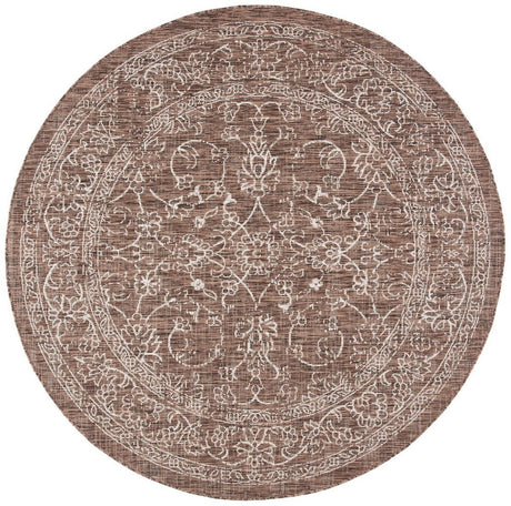 Safavieh Courtyard Cy8680 - 36321 Brown/Ivory Rugs - Safavieh - cy8680 - 36321 - 4r