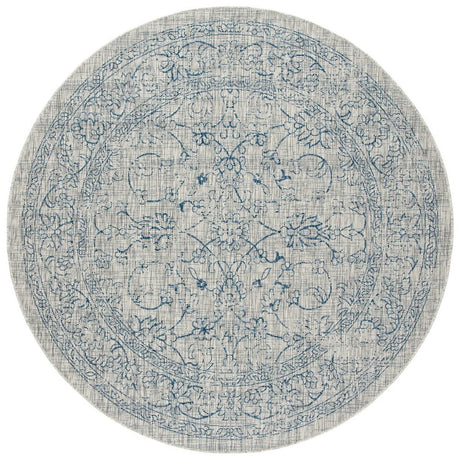 Safavieh Courtyard Cy8680 - 36812 Grey/Navy Rugs - Safavieh - cy8680 - 36812 - 5r
