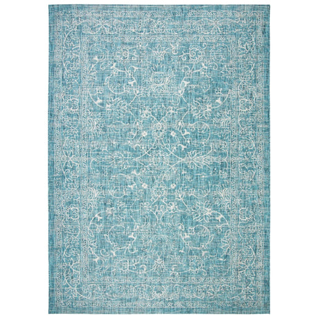 Safavieh Courtyard Cy8680 - 37121 Aqua/Grey Rugs - Safavieh - cy8680 - 37121 - 2