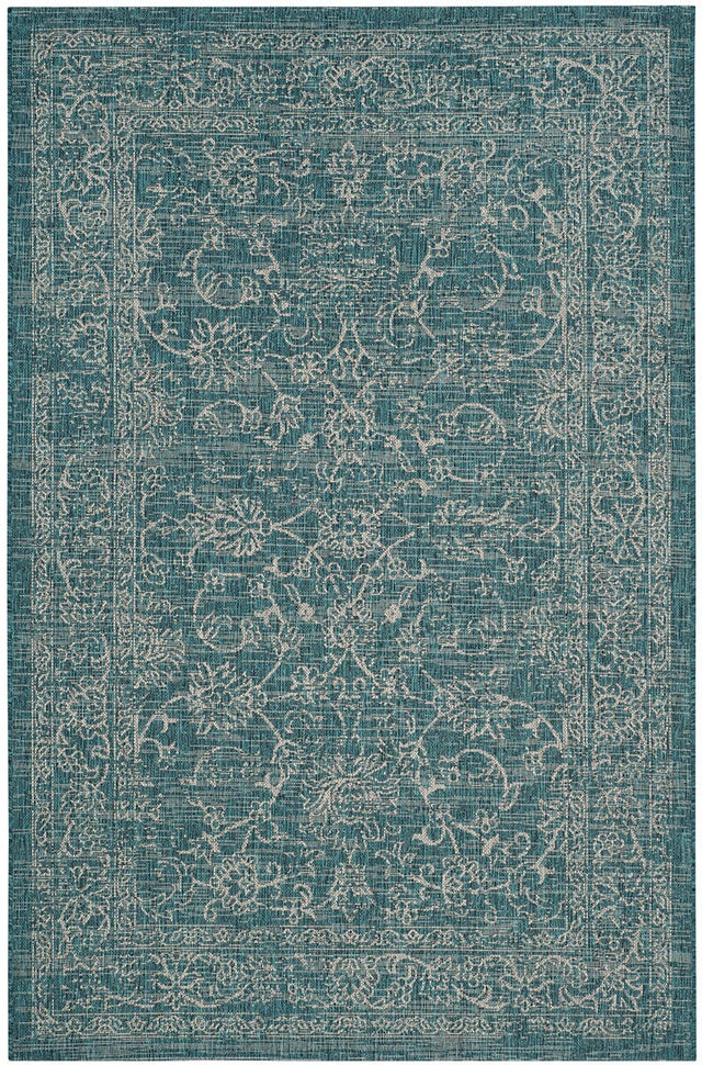 Safavieh Courtyard Cy8680 - 37221 Turquoise Rugs - Safavieh - cy8680 - 37221 - 2