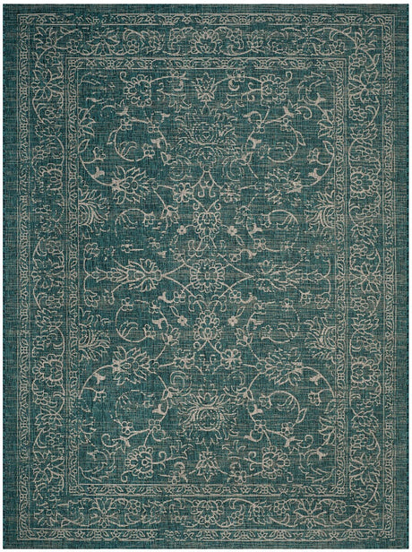 Safavieh Courtyard Cy8680 - 37221 Turquoise Rugs - Safavieh - cy8680 - 37221 - 2