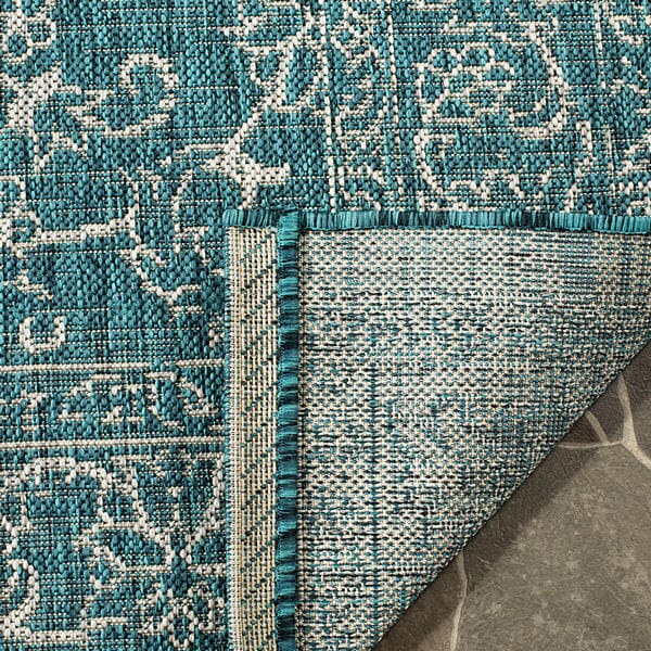 Safavieh Courtyard Cy8680 - 37221 Turquoise Rugs - Safavieh - cy8680 - 37221 - 2