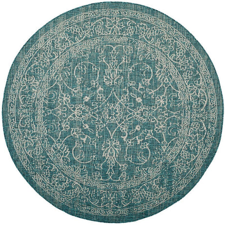 Safavieh Courtyard Cy8680 - 37221 Turquoise Rugs - Safavieh - cy8680 - 37221 - 2