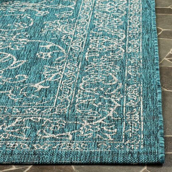 Safavieh Courtyard Cy8680 - 37221 Turquoise Rugs - Safavieh - cy8680 - 37221 - 2