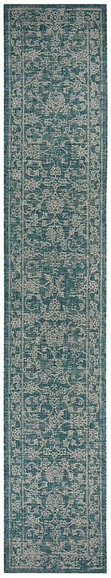 Safavieh Courtyard Cy8680 - 37221 Turquoise Rugs - Safavieh - cy8680 - 37221 - 28