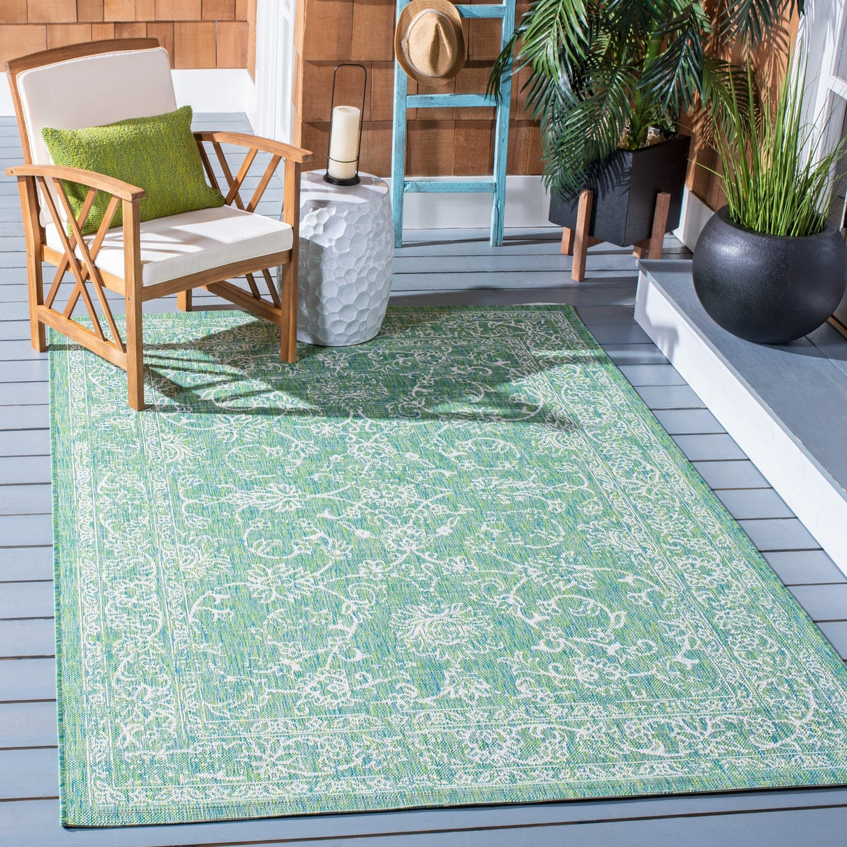 Safavieh Courtyard Cy8680 - 55721 Green/Ivory Rugs - Safavieh - cy8680 - 55721 - 2
