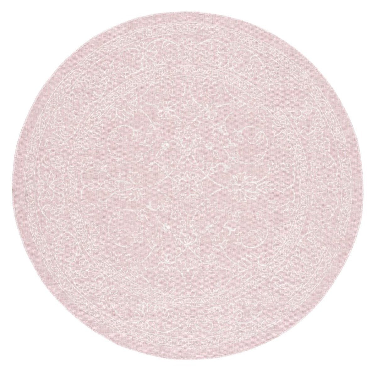 Safavieh Courtyard Cy8680 - 56221 Soft Pink/Ivory Rugs - Safavieh - cy8680 - 56221 - 7r