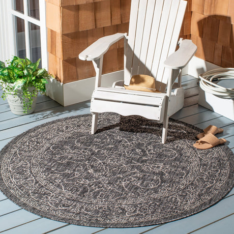 Safavieh Courtyard Cy8680 Black/Ivory Rug - Safavieh - cy8680 - 36621 - 4r