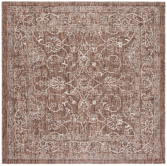 Safavieh Courtyard Cy8680 Brown/Ivory Rug - Safavieh - cy8680 - 36321 - 210