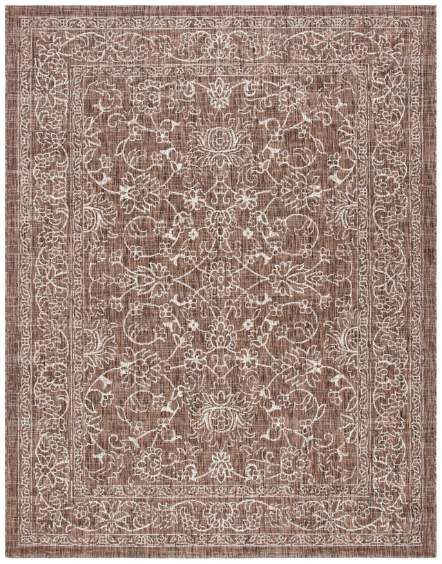 Safavieh Courtyard Cy8680 Brown/Ivory Rug - Safavieh - cy8680 - 36321 - 210