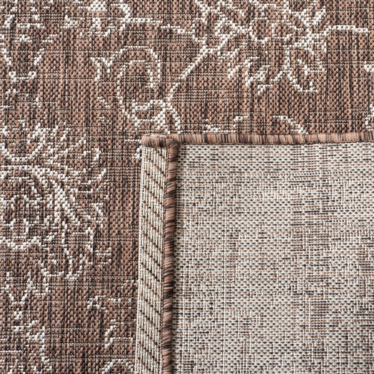 Safavieh Courtyard Cy8680 Brown/Ivory Rug - Safavieh - cy8680 - 36321 - 210