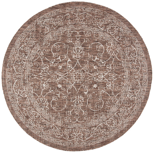 Safavieh Courtyard Cy8680 Brown/Ivory Rug - Safavieh - cy8680 - 36321 - 210