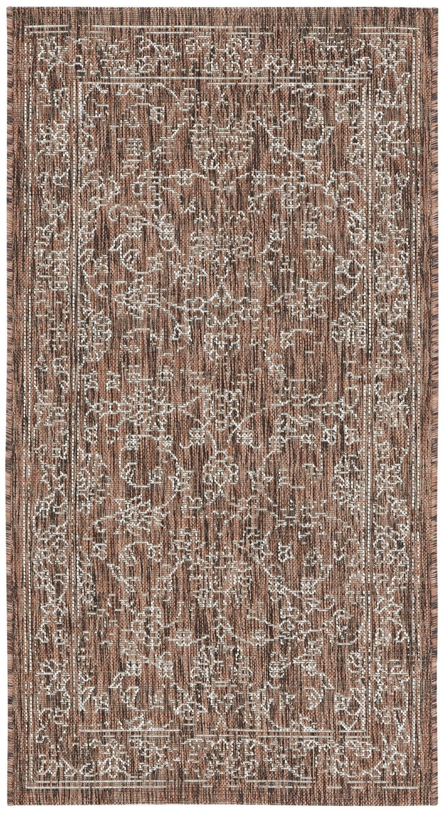 Safavieh Courtyard Cy8680 Brown/Ivory Rug - Safavieh - cy8680 - 36321 - 210