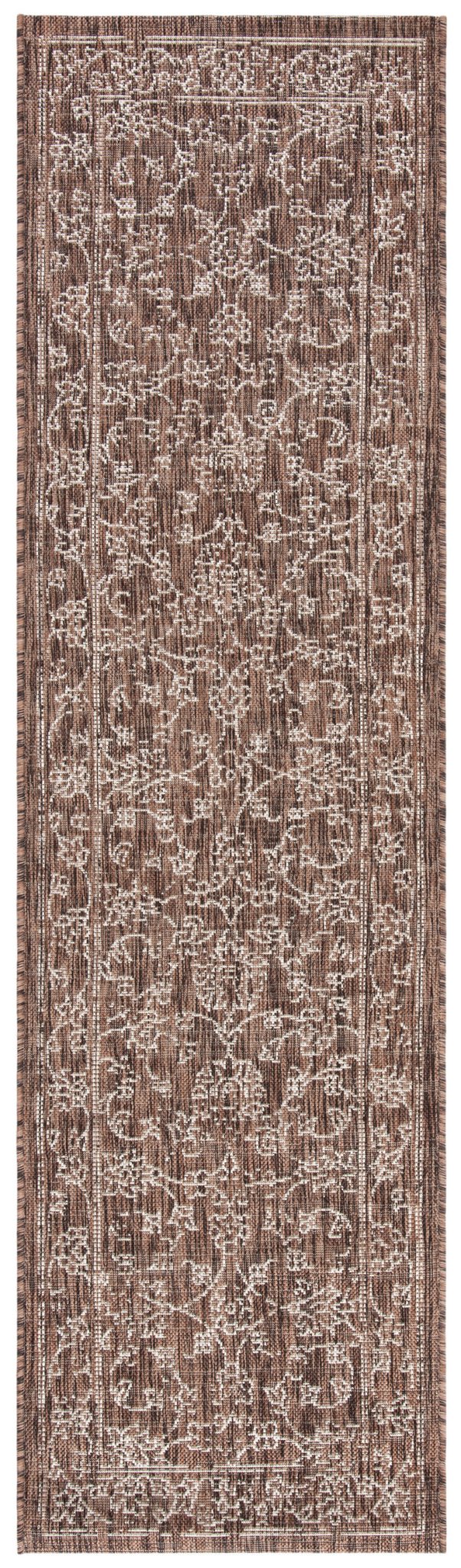 Safavieh Courtyard Cy8680 Brown/Ivory Rug - Safavieh - cy8680 - 36321 - 210