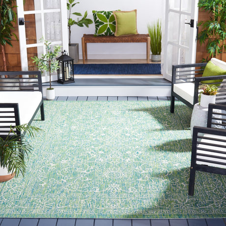 Safavieh Courtyard Cy8680 Green/Ivory Rug - Safavieh - cy8680 - 55721 - 25