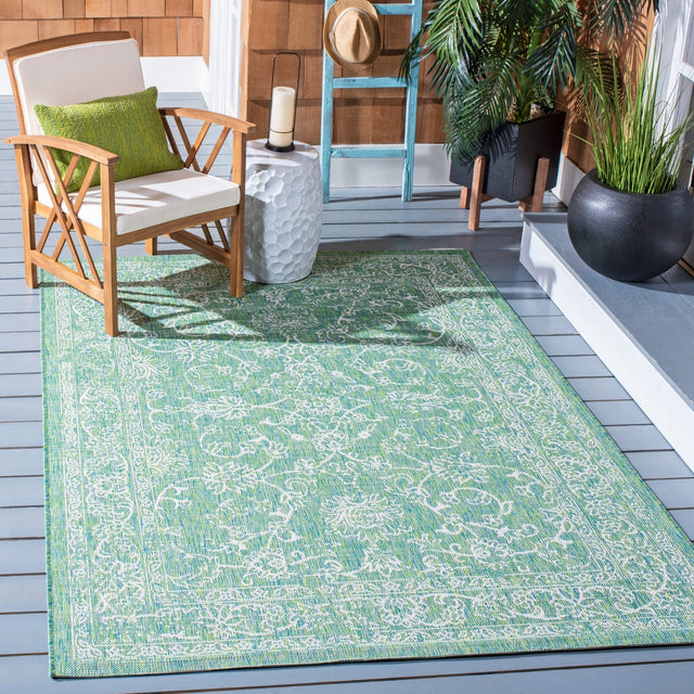 Safavieh Courtyard Cy8680 Green/Ivory Rug - Safavieh - cy8680 - 55721 - 25