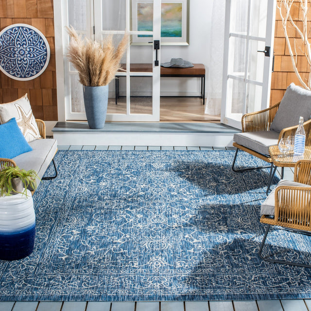 Safavieh Courtyard Cy8680 Navy/Ivory Rug - Safavieh - cy8680 - 36821 - 4r