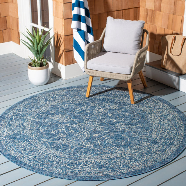 Safavieh Courtyard Cy8680 Navy/Ivory Rug - Safavieh - cy8680 - 36821 - 4r