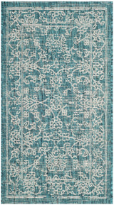 Safavieh Courtyard Cy8680 Turquoise Rug - Safavieh - cy8680 - 37221 - 4r