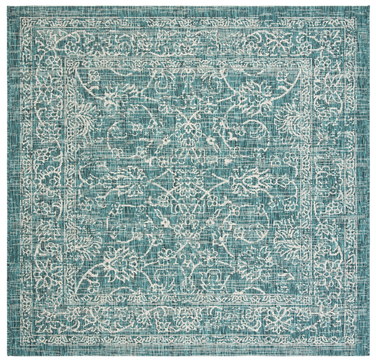Safavieh Courtyard Cy8680 Turquoise Rug - Safavieh - cy8680 - 37221 - 4sq