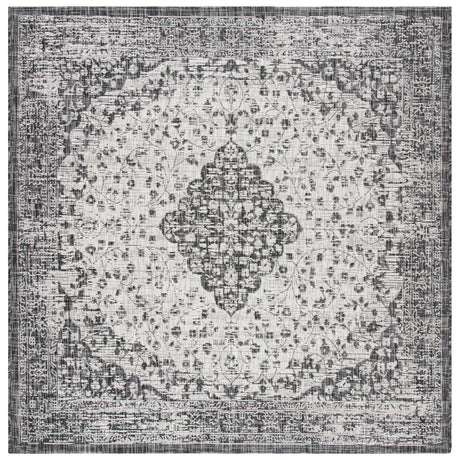 Safavieh Courtyard Cy8720 - 37612 Black/Grey Rugs - Safavieh - cy8720 - 37612 - 7sq