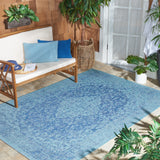 Safavieh Courtyard Cy8720 - 39421 Navy/Aqua Rugs - Safavieh - cy8720 - 39421 - 2