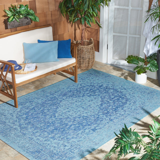 Safavieh Courtyard Cy8720 - 39421 Navy/Aqua Rugs - Safavieh - cy8720 - 39421 - 2