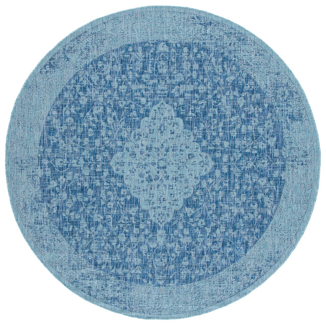 Safavieh Courtyard Cy8720 - 39421 Navy/Aqua Rugs - Safavieh - cy8720 - 39421 - 7r