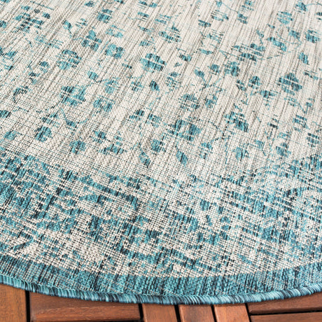 Safavieh Courtyard Cy8720 Teal/Cream Rug - Safavieh - cy8720 - 372 - 2