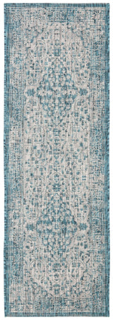 Safavieh Courtyard Cy8720 Teal/Cream Rug - Safavieh - cy8720 - 372 - 28