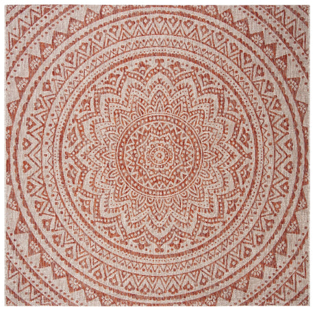 Safavieh Courtyard Cy8734 - 36512 Light Beige/Terracotta Rug - Safavieh - cy8734 - 36512 - 3r