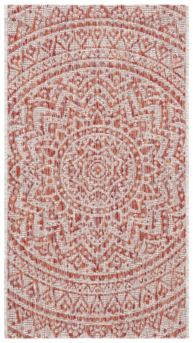 Safavieh Courtyard Cy8734 - 36512 Light Beige/Terracotta Rug - Safavieh - cy8734 - 36512 - 3r