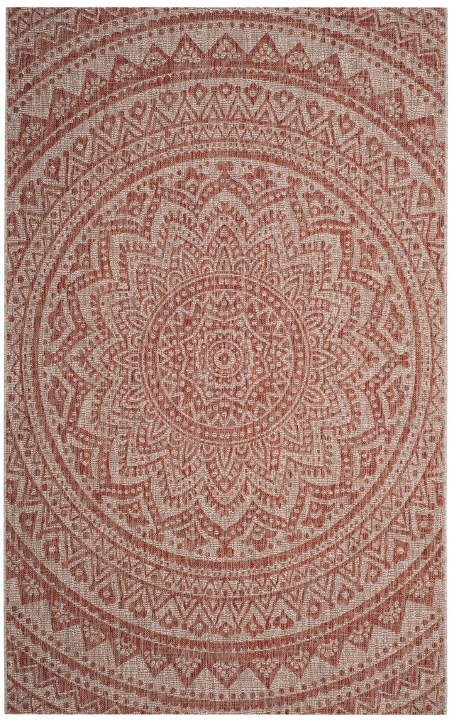 Safavieh Courtyard Cy8734 - 36512 Light Beige/Terracotta Rug - Safavieh - cy8734 - 36512 - 4