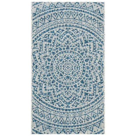 Safavieh Courtyard Cy8734 - 36812 Light Grey/Blue Rugs - Safavieh - cy8734 - 36812 - 214