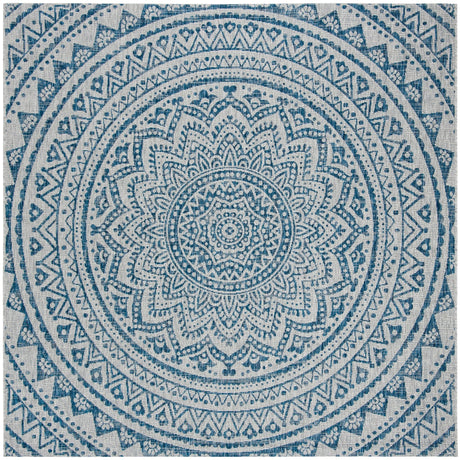 Safavieh Courtyard Cy8734 - 36812 Light Grey/Blue Rugs - Safavieh - cy8734 - 36812 - 214